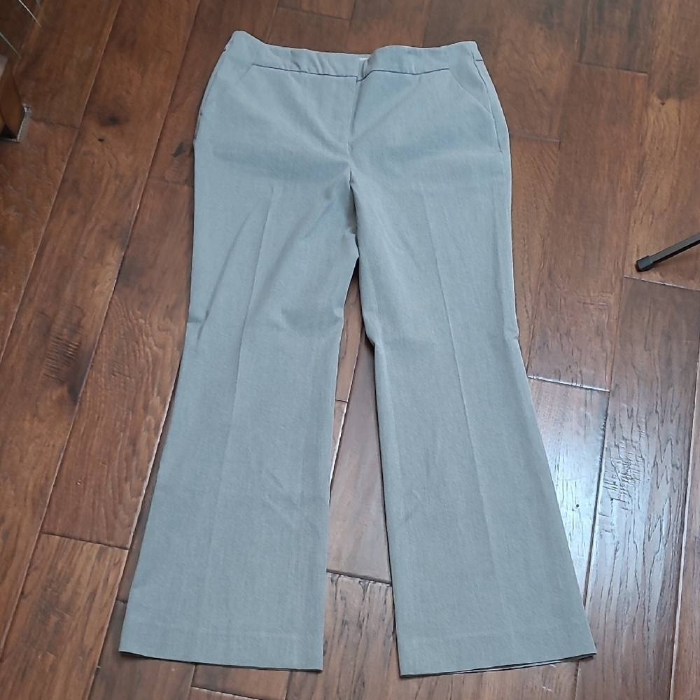Chico's Gray Boot Cut Pants size 1.5 (10)
